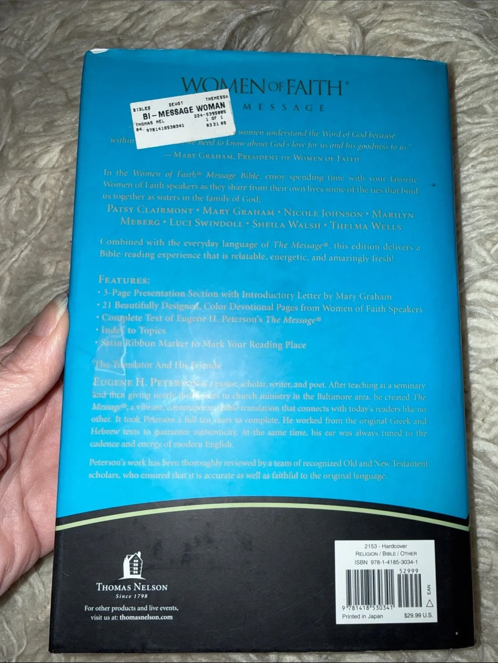 Women of Faith the message devotions book